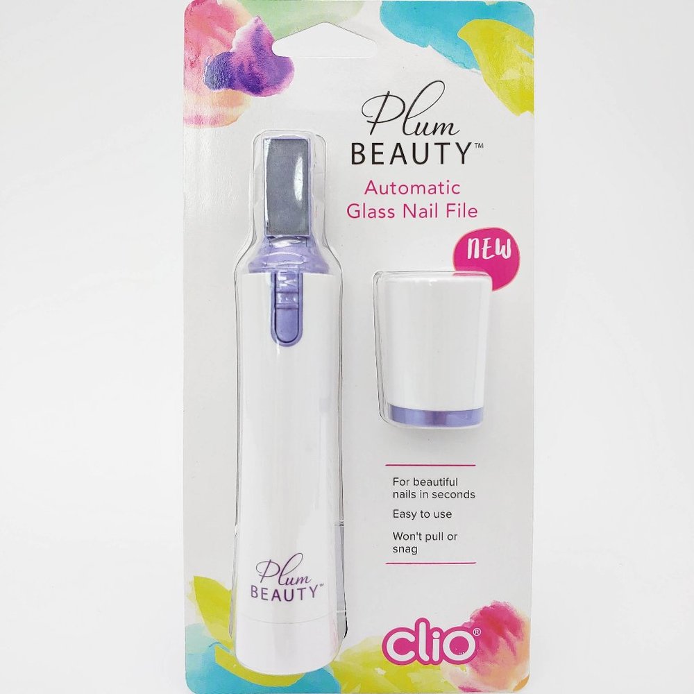 The clio Plum Beauty Automatic Glass Nail File